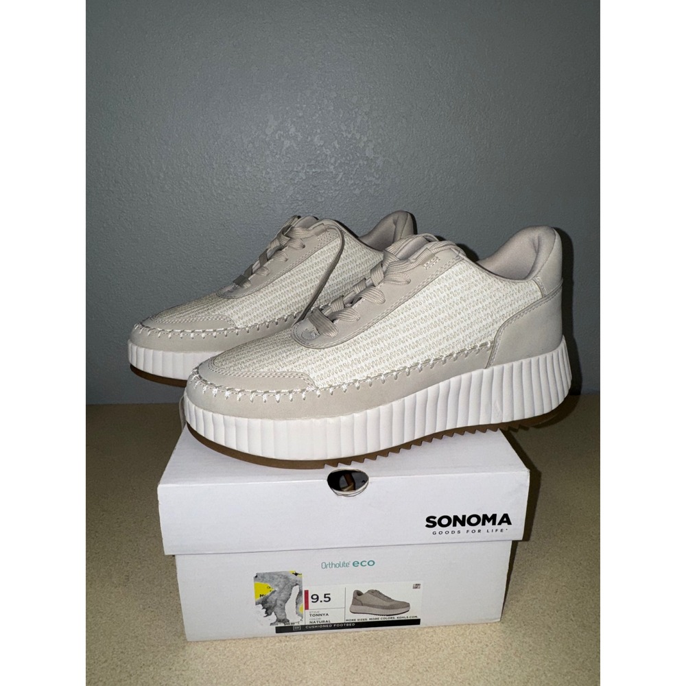 NEW Sonoma Goods For Life Tonnya Platform Sneakers Ortholite Size 9.5